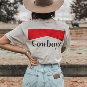 Cowboys Marlboro style tshirt